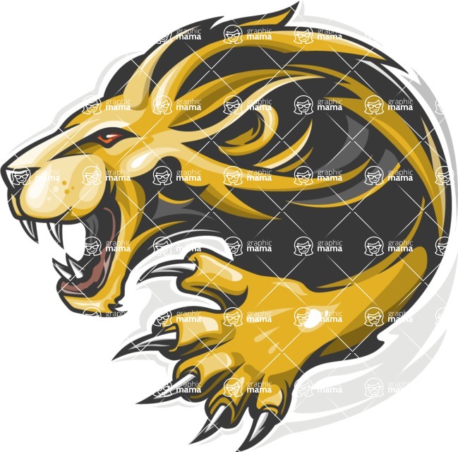 Vector Mascot Collection - Lion Mascot Logo Design